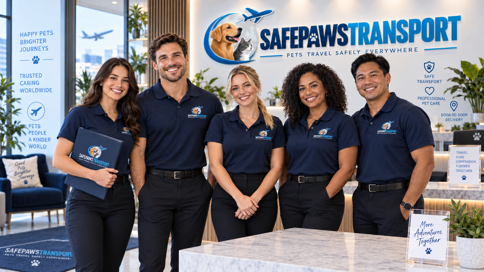 Professional pet transport care